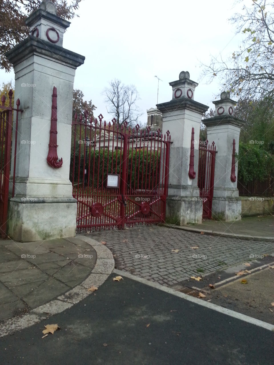 The gates to Nunshead Cemetery
