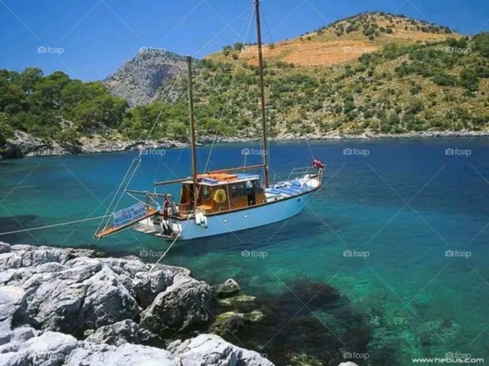 A most beautiful and attractive view of the beach.