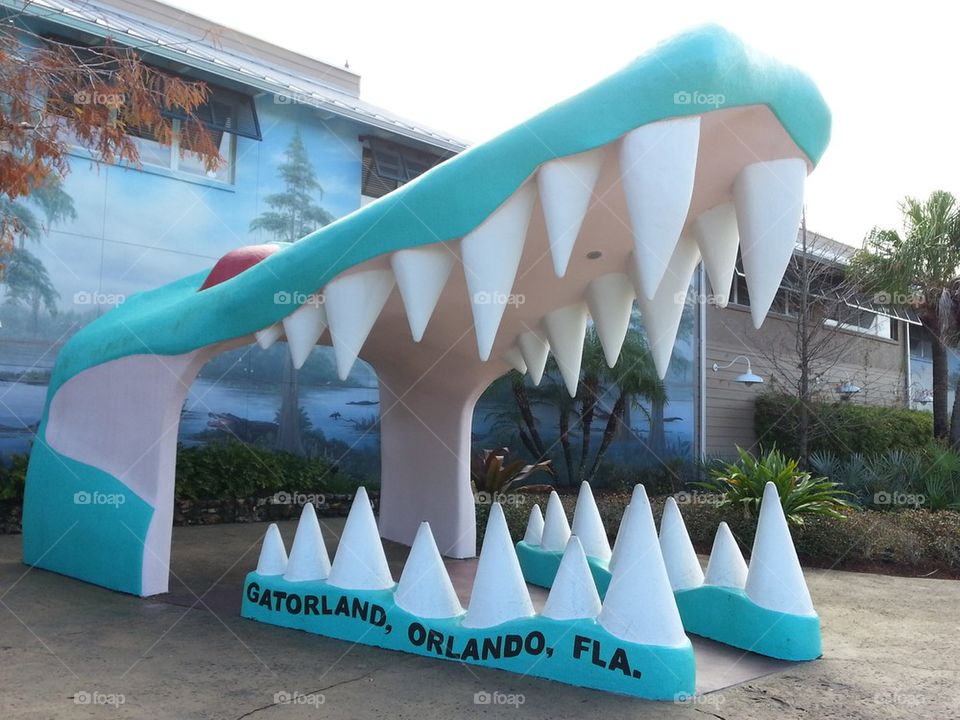 Gatorland, Orlando Florida Entrance