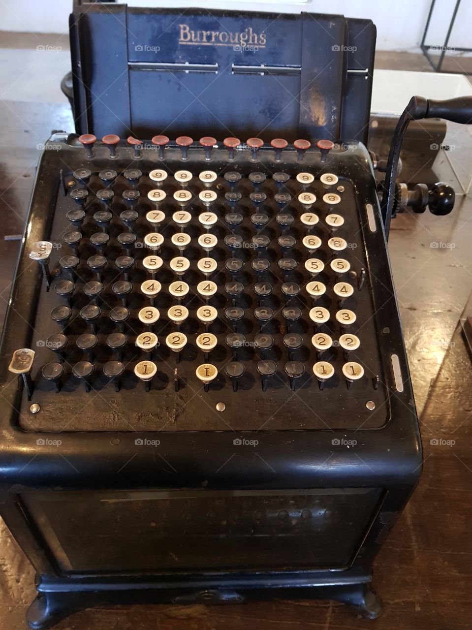 Antique cash register