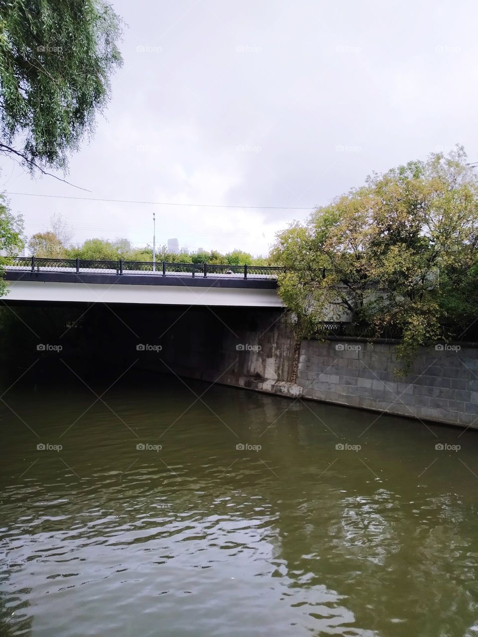 Tunnel under the bridge.