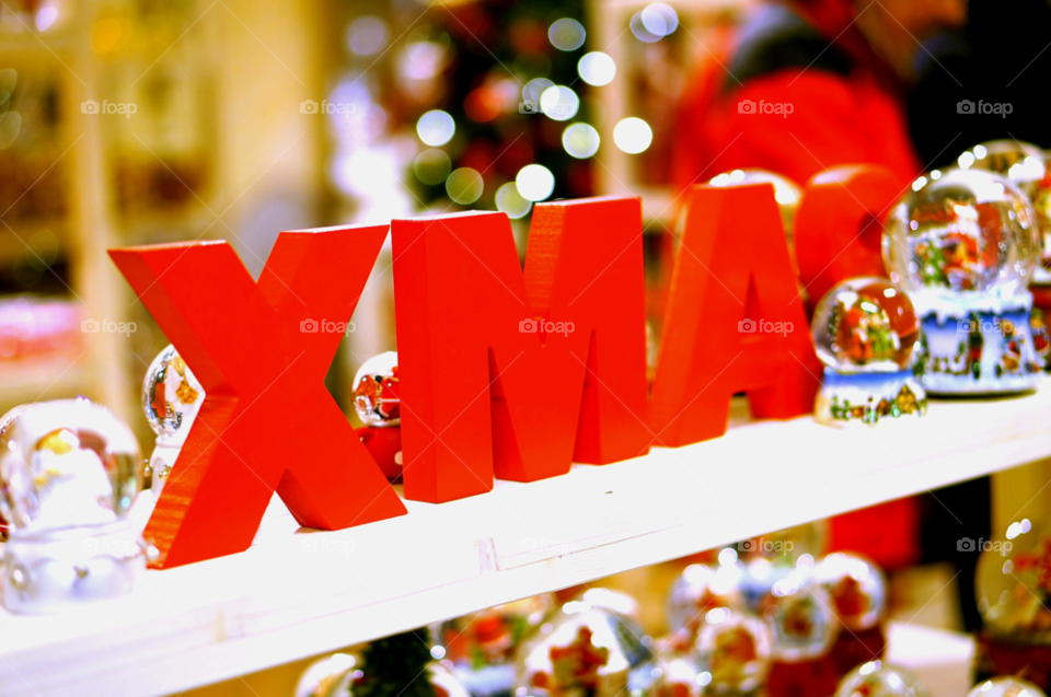 winter red letters christmas by lexlebeur