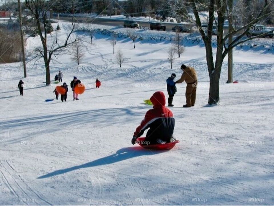 Sledding 