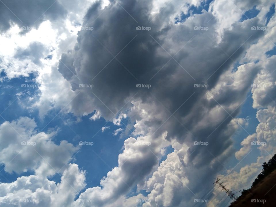 Funny huge dark cloud.