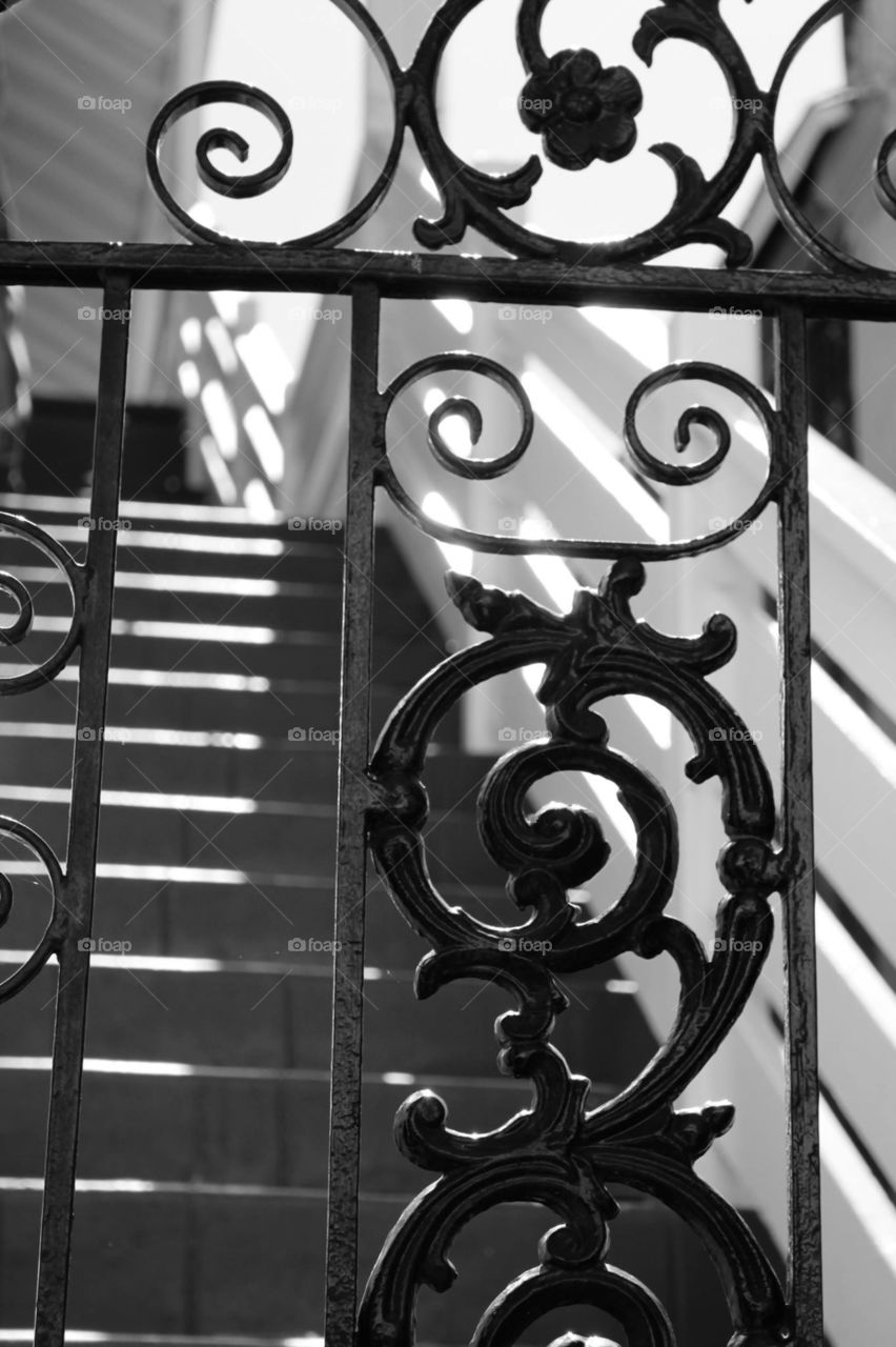Gate in some of houses in Catalina Island. 