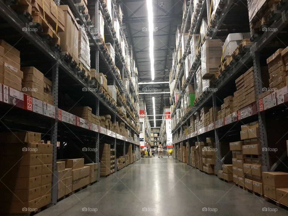 No Person, Warehouse, Industry, Stock, Commerce