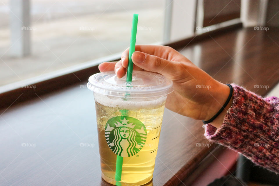 Starbucks- Raspberry Green Ice Tea 