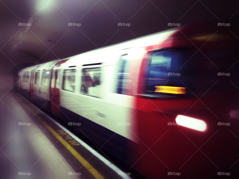 Underground train 

