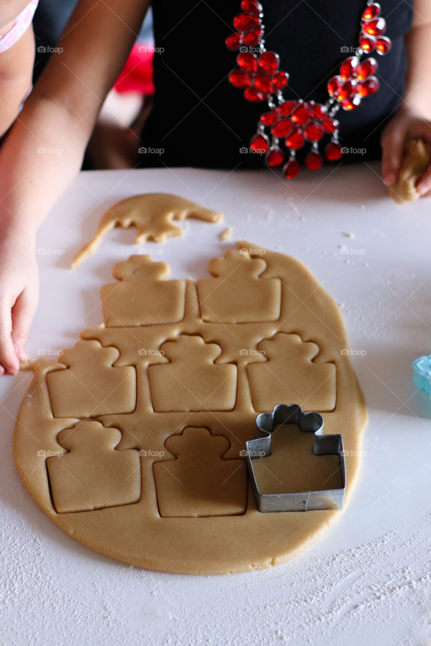 preparing snacks for Santa