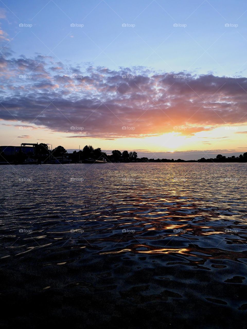 sunset the netherlands