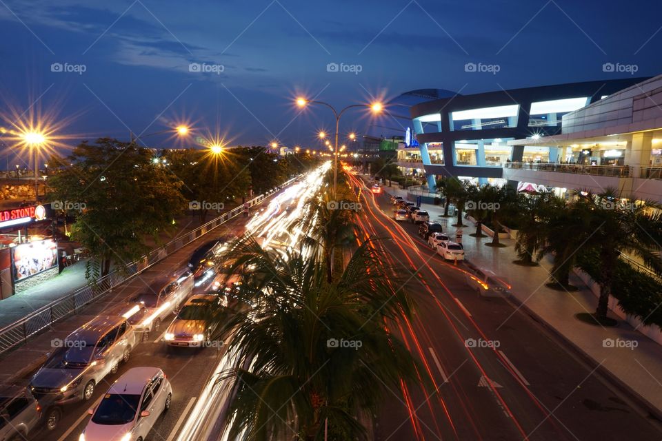 long exposure, light trails
