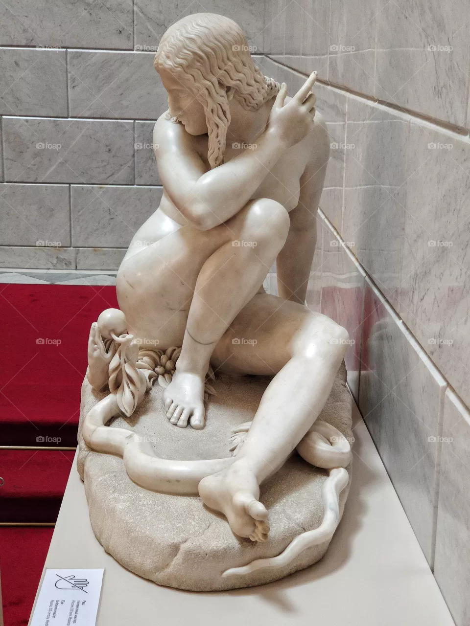 Eve and the serpent