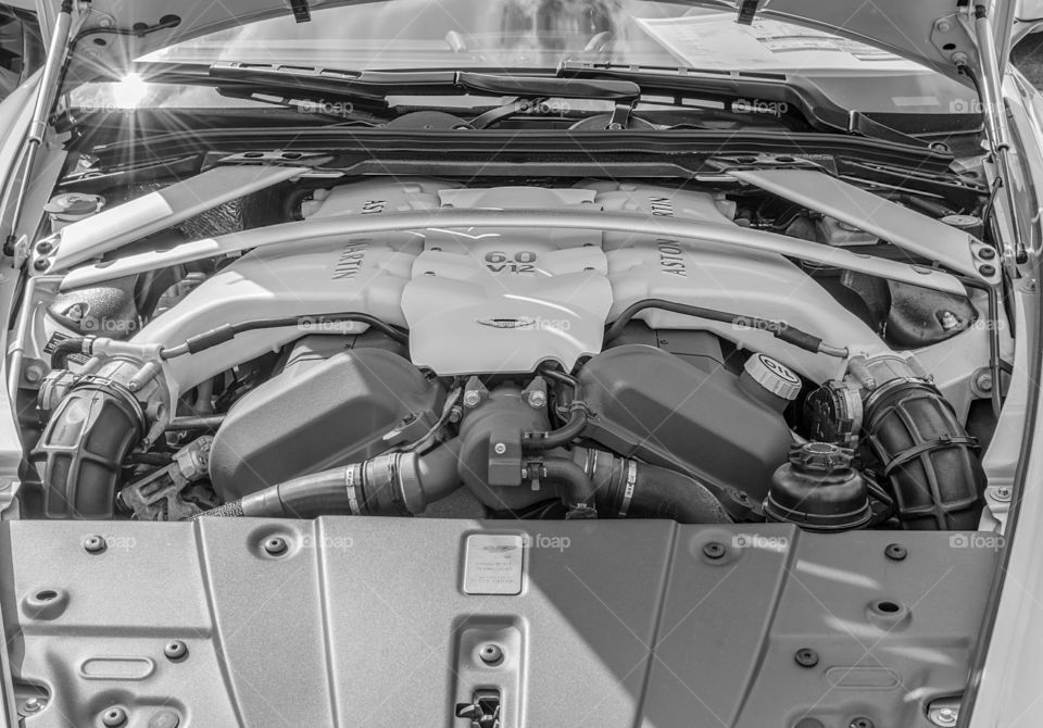 Aston Martin 6.0 V12 engine