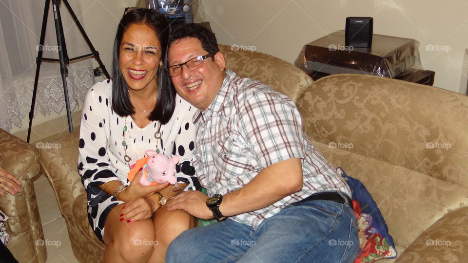 Felices con su Pepa en sus manos