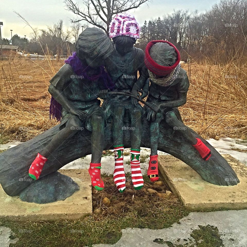 Even statues get cold