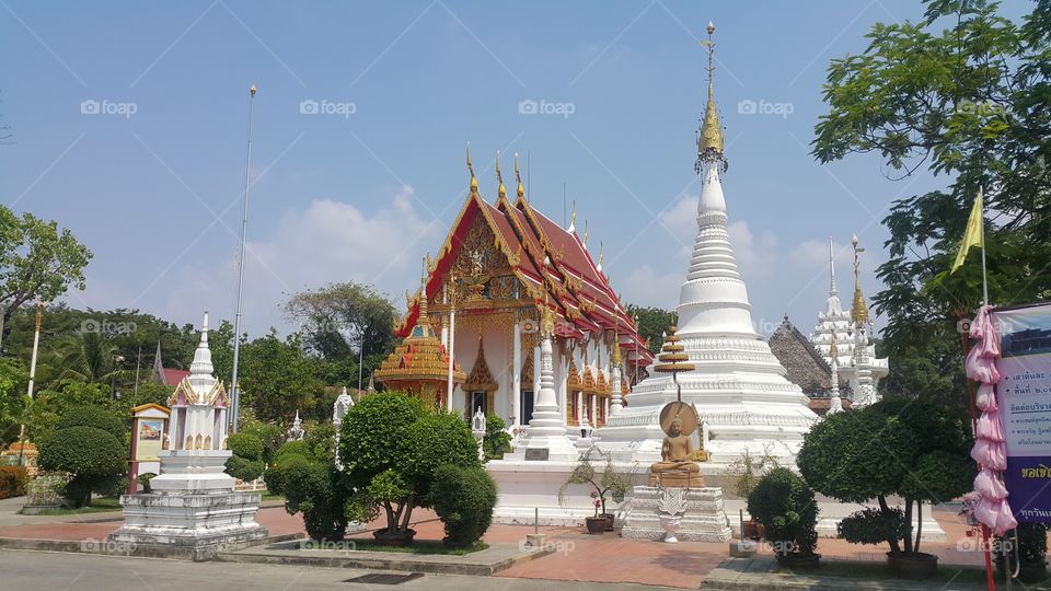 antique beautiful temple in thailand