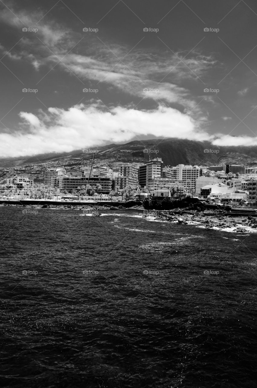 Tenerife black and white