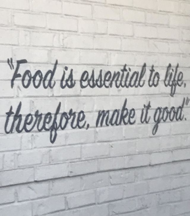 Food is everything!