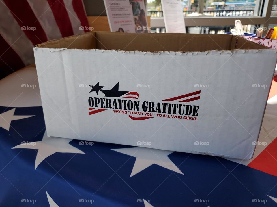 Operation Gratitude box