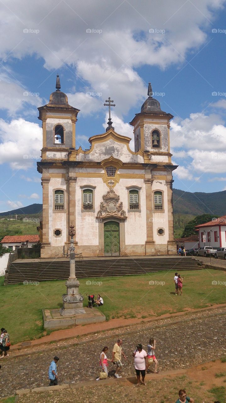 Igreja em Minas Gerais. Visita à Igreja integrante do circuito das cidades históricas de Minas Gerais.