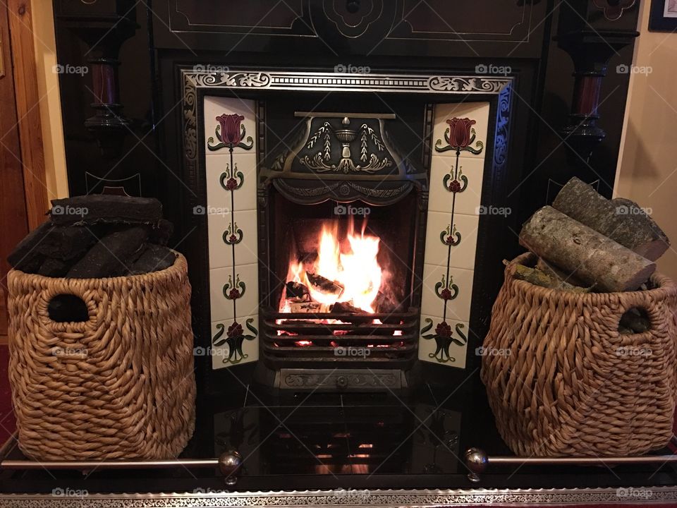 Fireplace Cosy And Warm