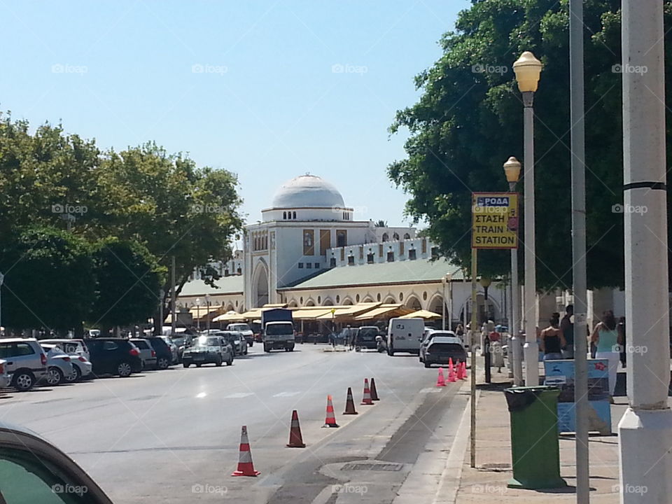 market place at rhodes. another spot on our list which my girlfriend and I saw in Rhodes