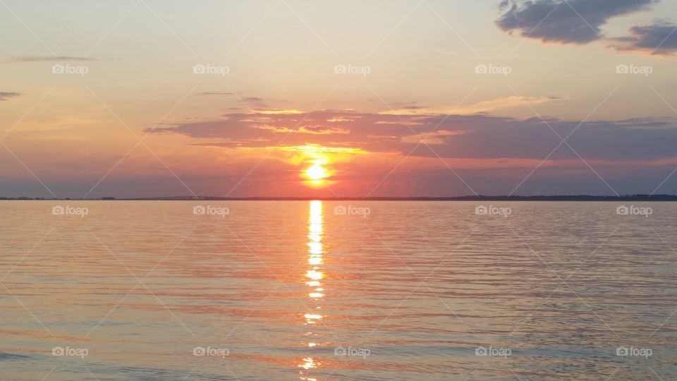 Beautiful Florida Sunset at the beach