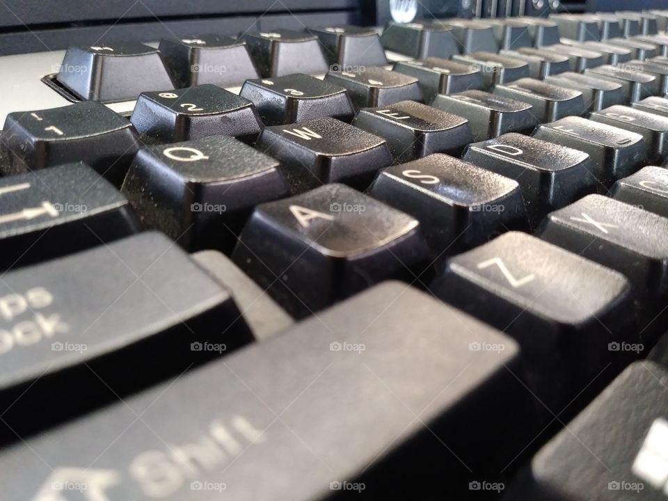 keys on a keyboard