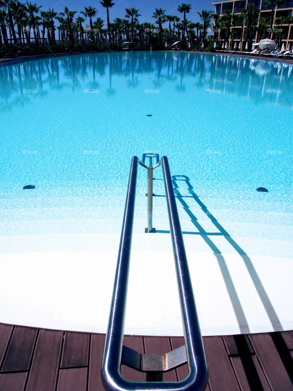 Hotel Swimming Pool Algarve, Portugal. Awaiting Swimmers ! 