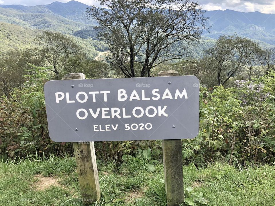 Plott Balsam Scenic Overlook, Sylva, North Carolina part of Great Sony Moutains National Park. 