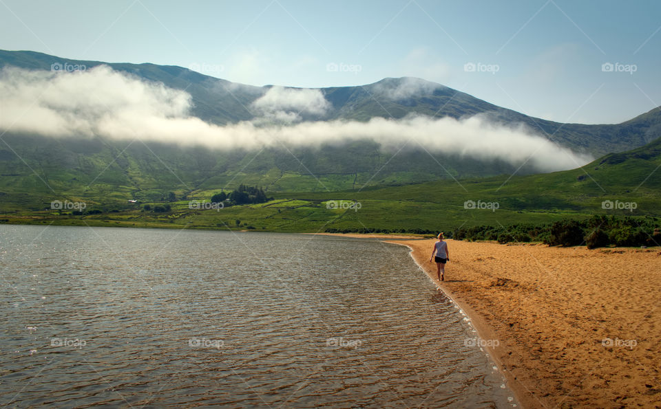 Loch Na Fooey in, connemara, county Galway, Ireland