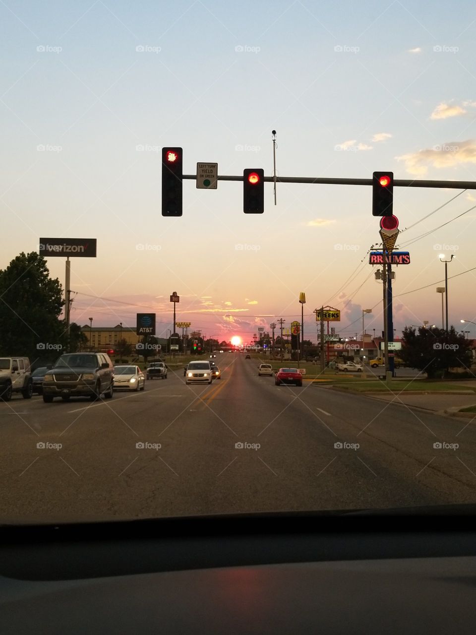 street view sunset