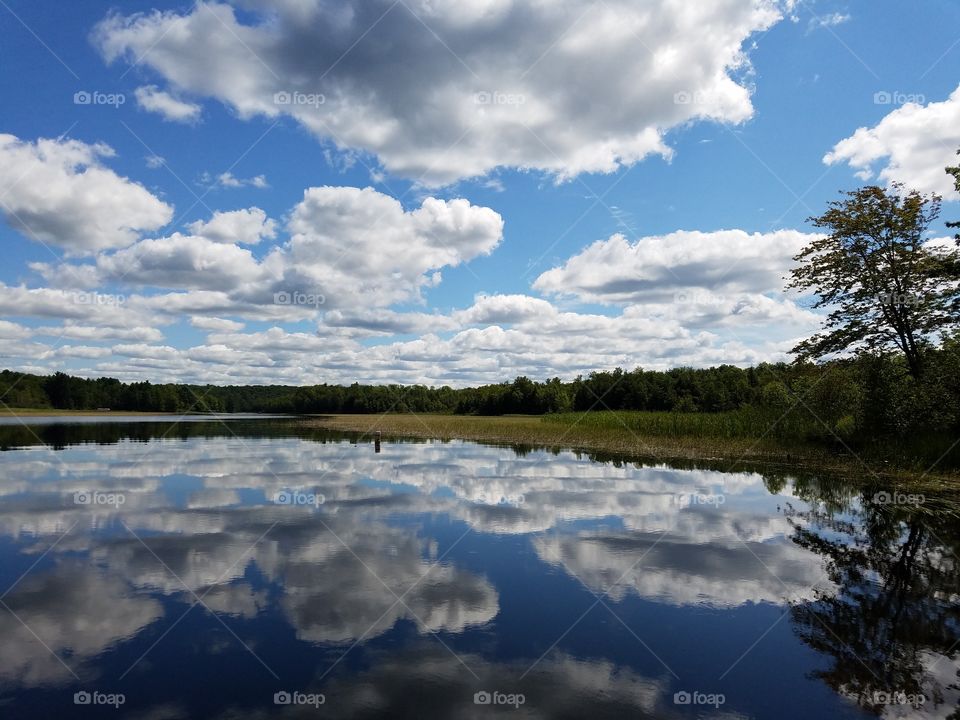 Beautiful Cloud Reflections