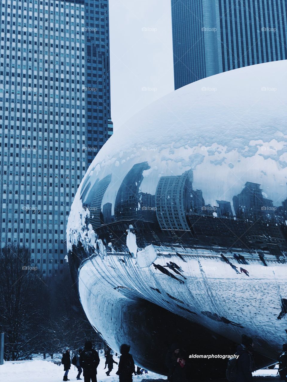 The bean. In the beautiful winter snow, I’m from Houston and been into photography for awhile, but I have always had a strong admiration for the cold and snow, and I’ve always tried to match the aesthetic of snow with my photos. Enjoy. 