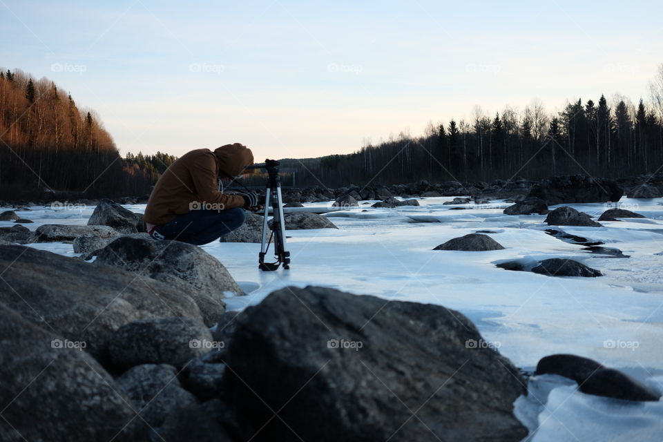 Snow, Winter, Water, Cold, Landscape