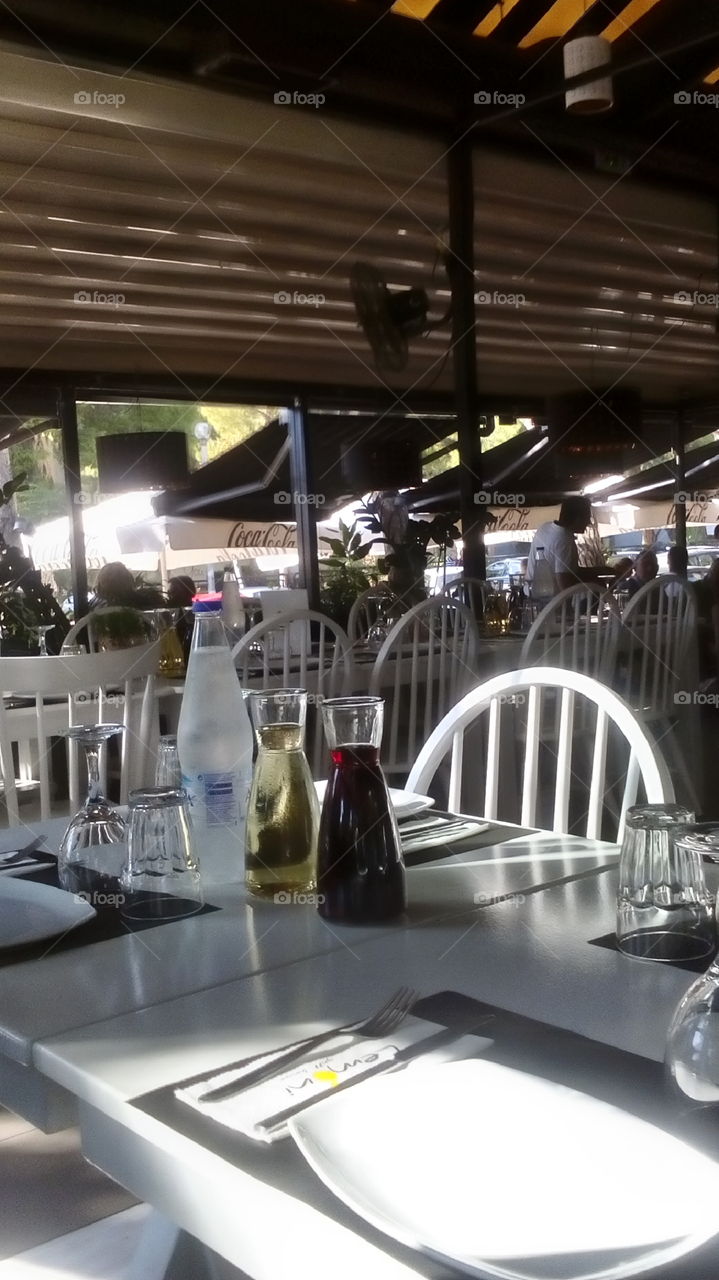 Glyfada restaurant, wine red and white!