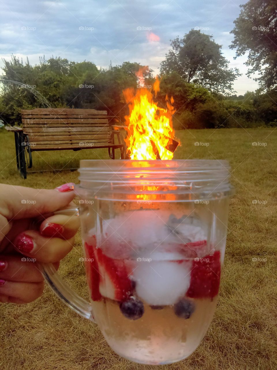 Fire And A Drink