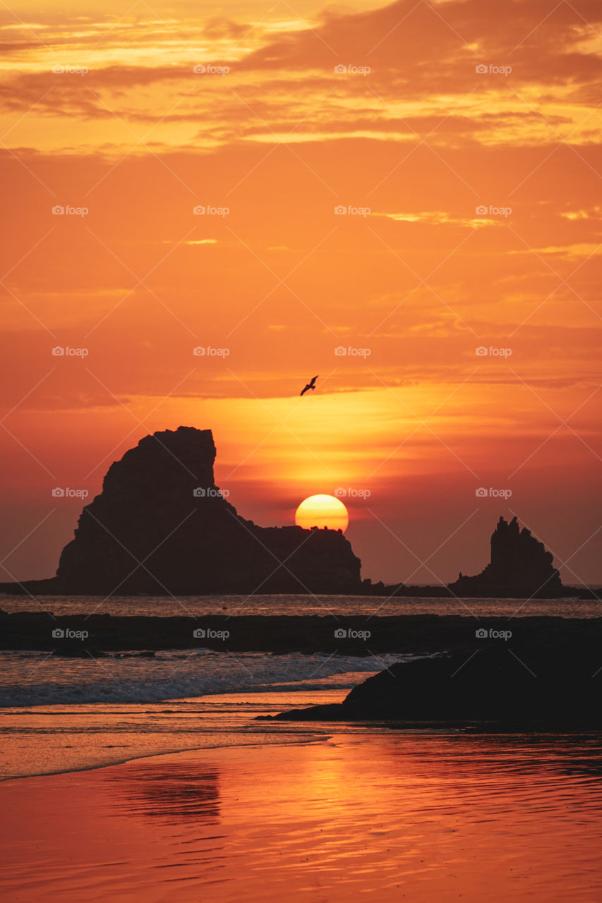 One of the best sunsets I've experienced was this day in Maderas beach, Nicaragua. It's stuck in my memory, all the colors, the peacefulness, the sounds of the sea, the awe I was in, that feeling is priceless.