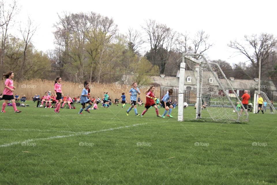 Youth Girls soccer game