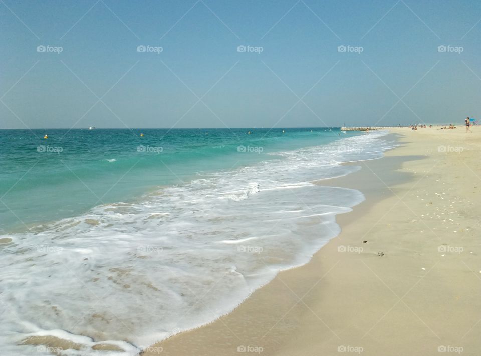 the kite beach view in Dubai