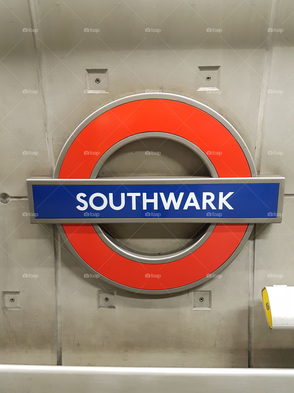 Southwark station underground