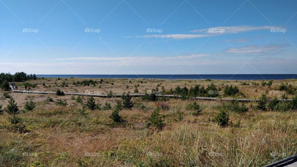 Beach are in Hailuoto, Finland, Baltic Sea