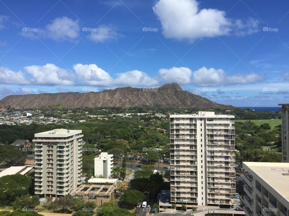 Mountain View Of beautiful hawaii 