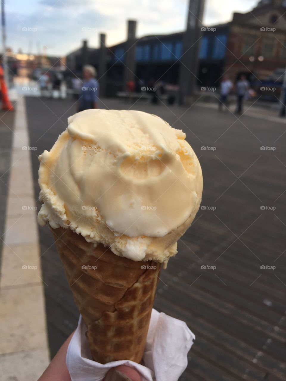 Summer time ice cream treat