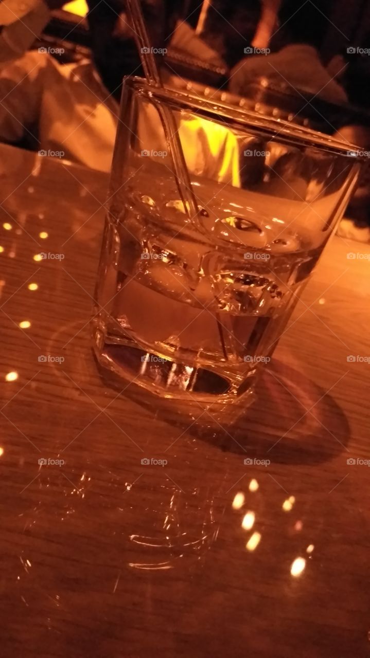 glass of vodka