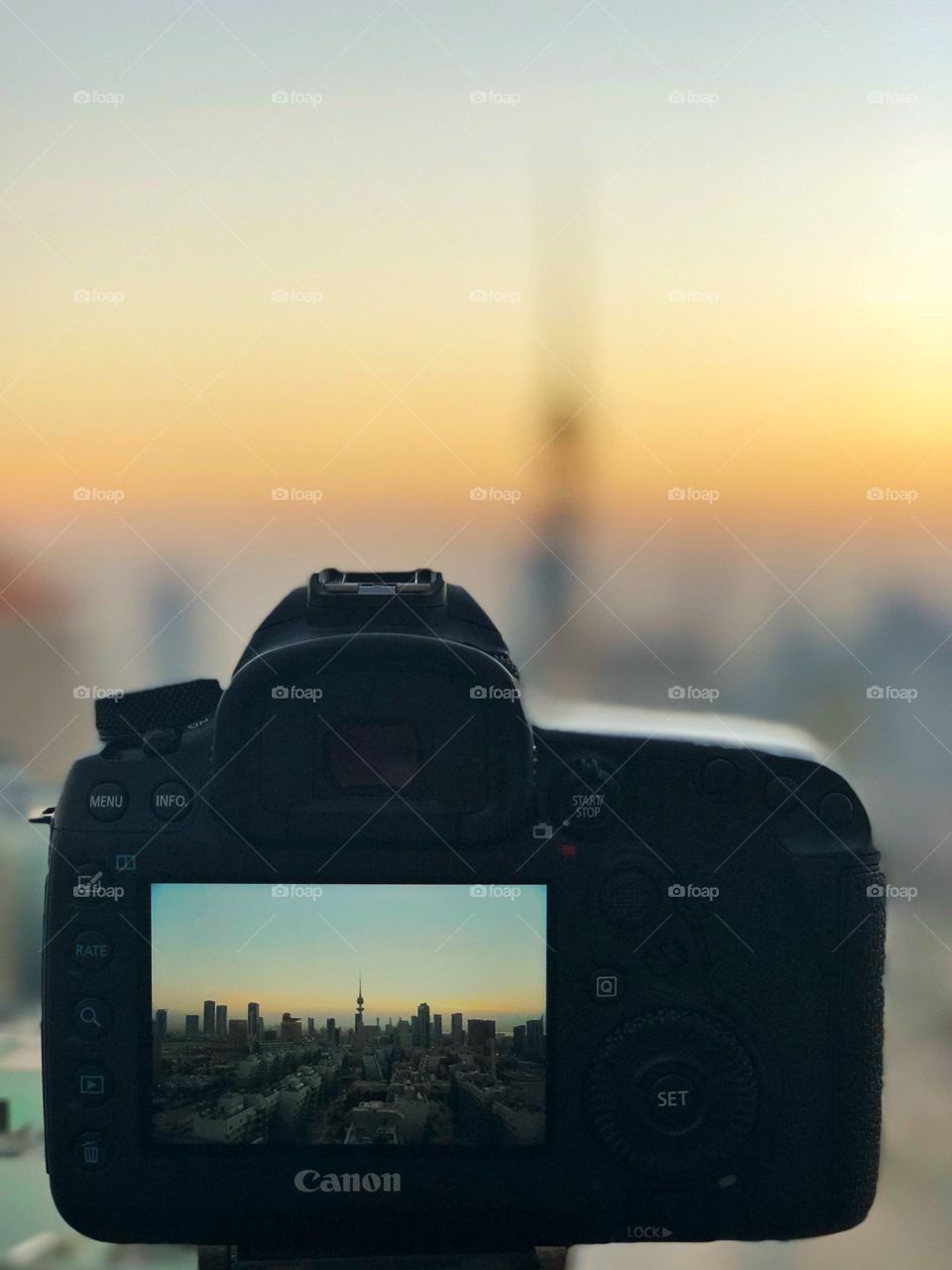 While taking a picture of Kuwait City