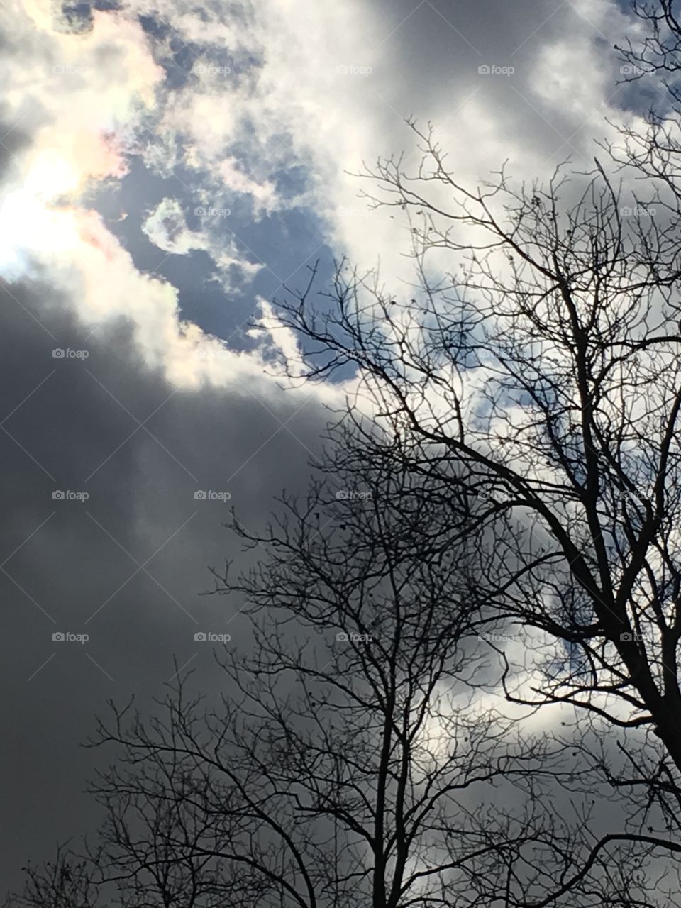 That sun trying to break threw