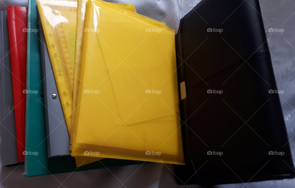 plastic and business folder_portfolio for documents