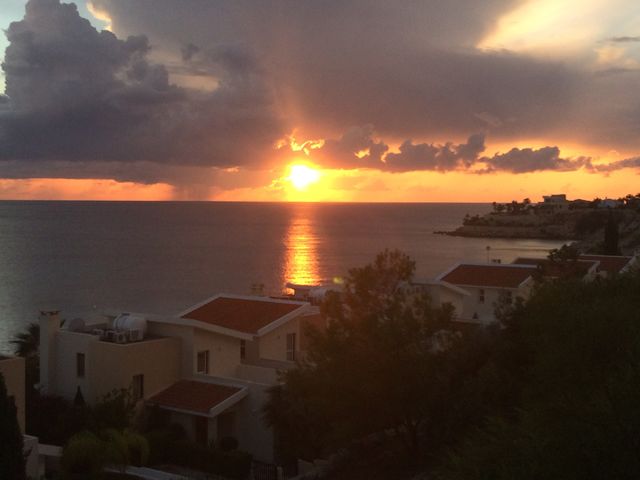 Sunset coral bay
