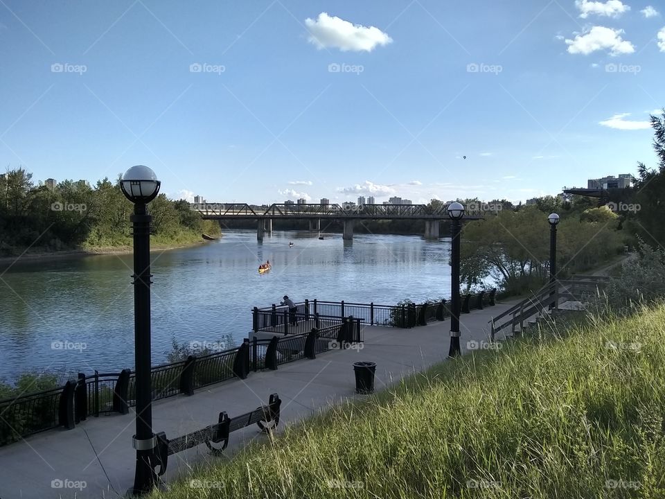 River and boat